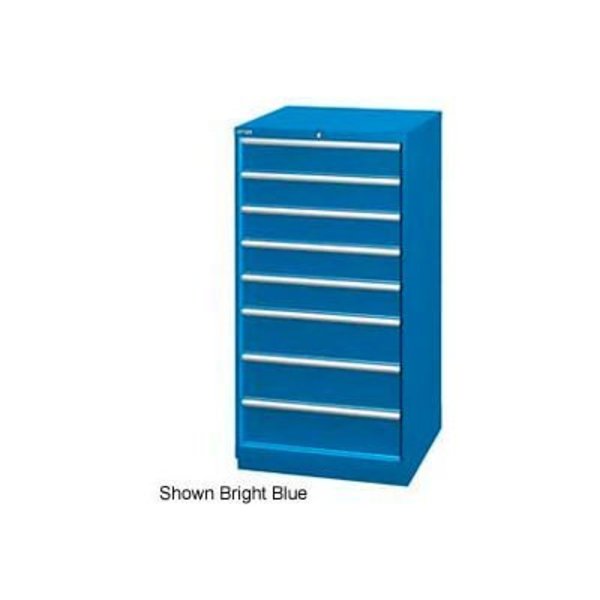 Lista International Lista 28-1/4"W Cabinet, 8 Drawer, 95 Compart - Classic Blue, Individual Lock XSSC1350-0801CBRG